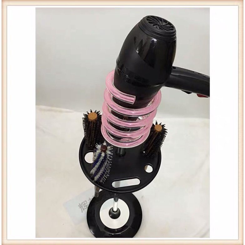 Kệ Lò Xo Cắm Máy Sấy có khay dùng cho Salon tóc