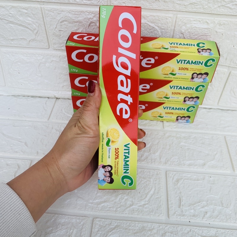 kem đánh răng colgate vitamin c 170g