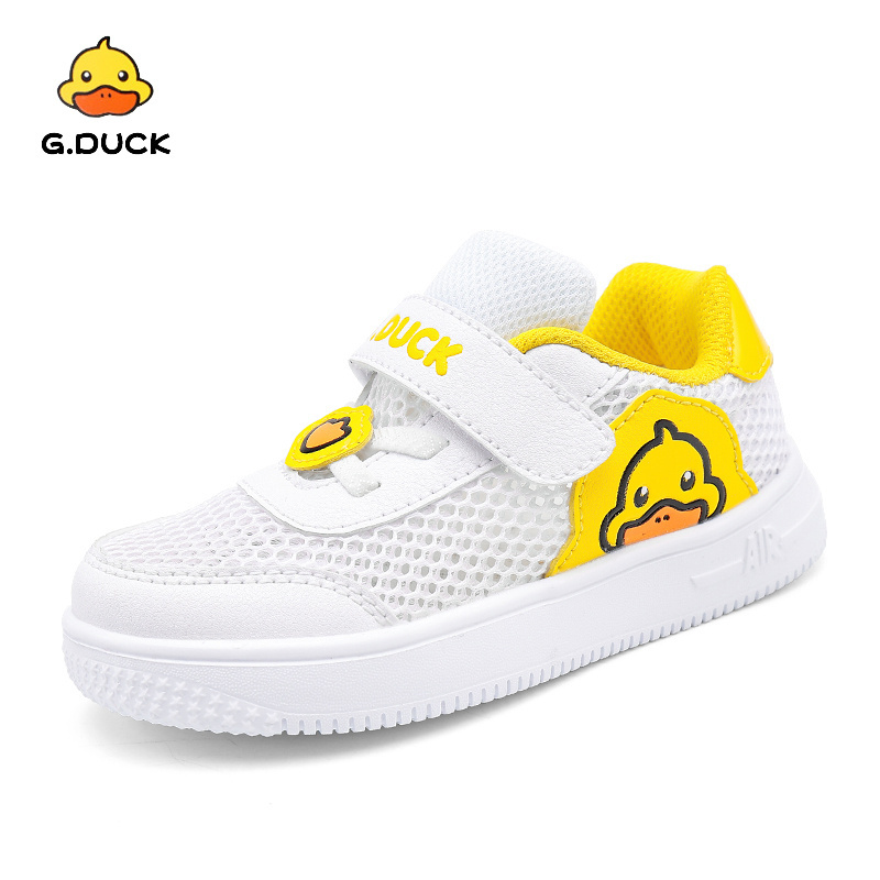 Little Yellow Duck Children's Shoes Single Mesh Summer Men's and Women's Breathable Sports Shoes Primary School Shoes