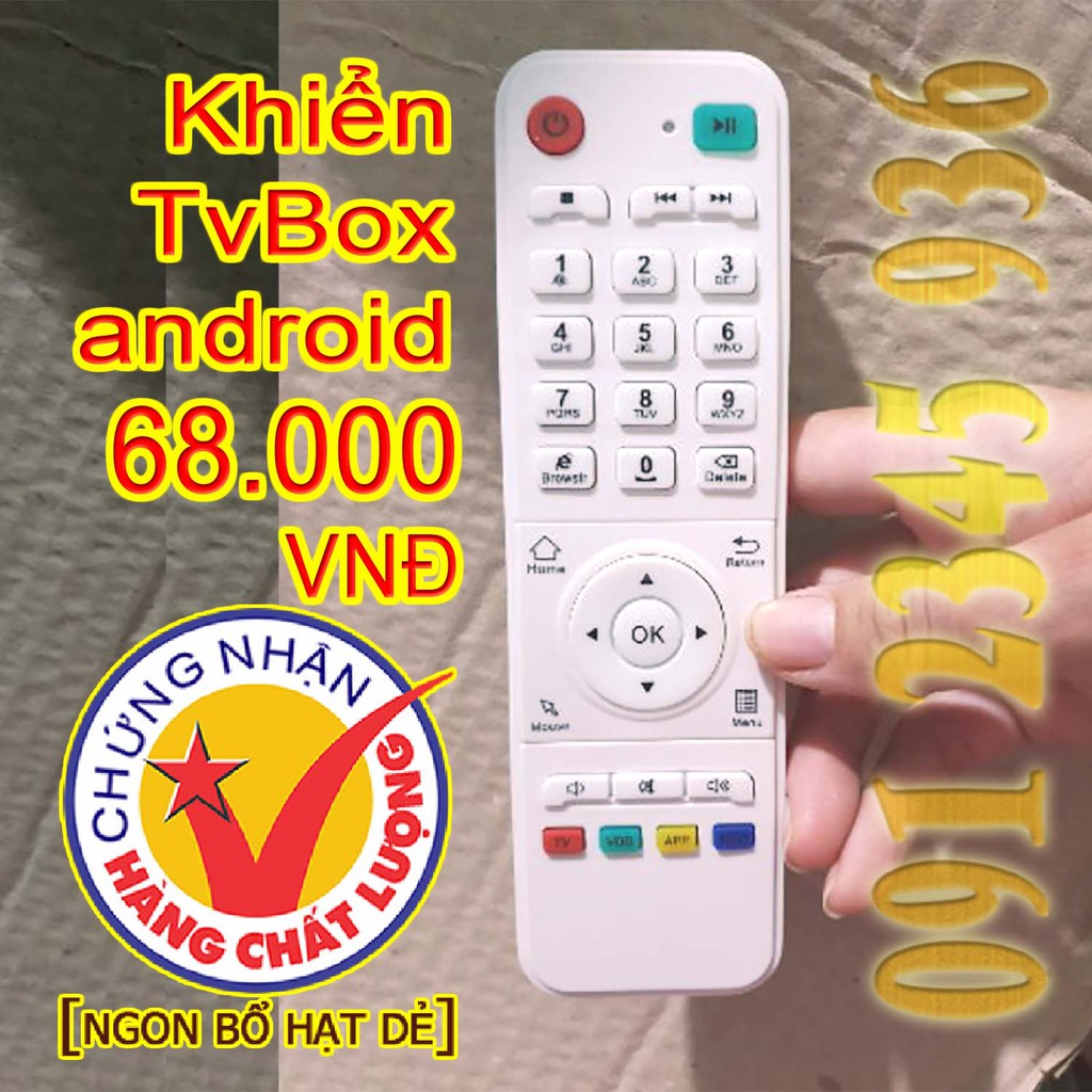 Điều khiển Android đa năng cho đầu kỹ thuật số TvBox.