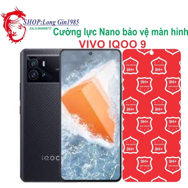 Vivo IQOO 9 Cường lực Nano chống va đập chống trầy xước tốt