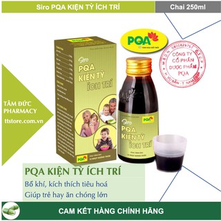 PQA kiện tỳ ích trí - Siro dùng cho trẻ biếng ăn, còi xương, suy dinh dưỡng