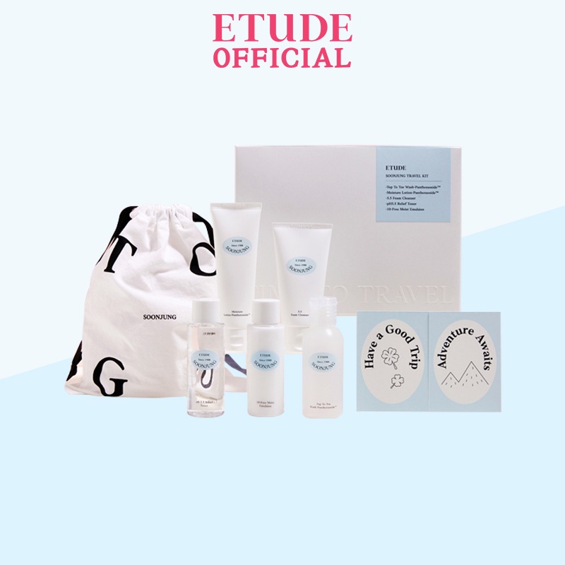 Bộ sản phẩm chăm da mini du lịch  [ETUDE] SoonJung Travel Kit