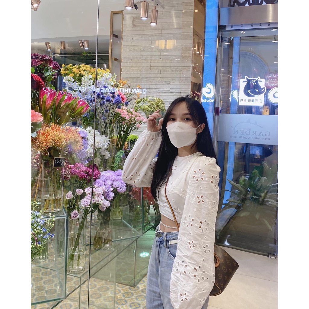 Áo xô tay dài thắt lưng