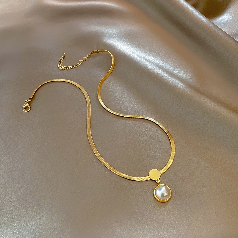 Vòng cổ Ngọc Trai Phong Cách niche Thời Trang Mới 2022