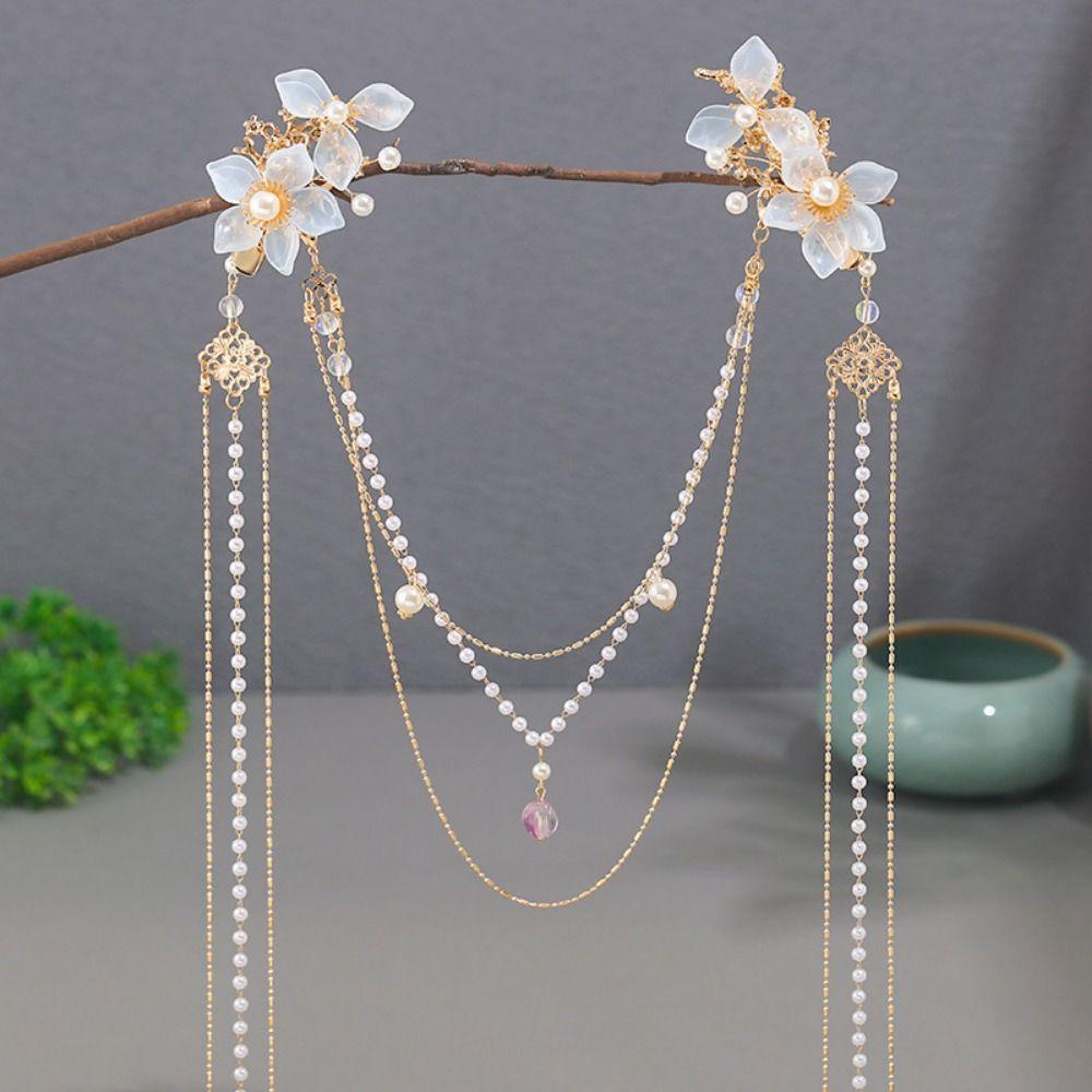 Kẹp Tóc Tua Rua Dài Giả Thời Trang Sáng Tạo Cho Nữ