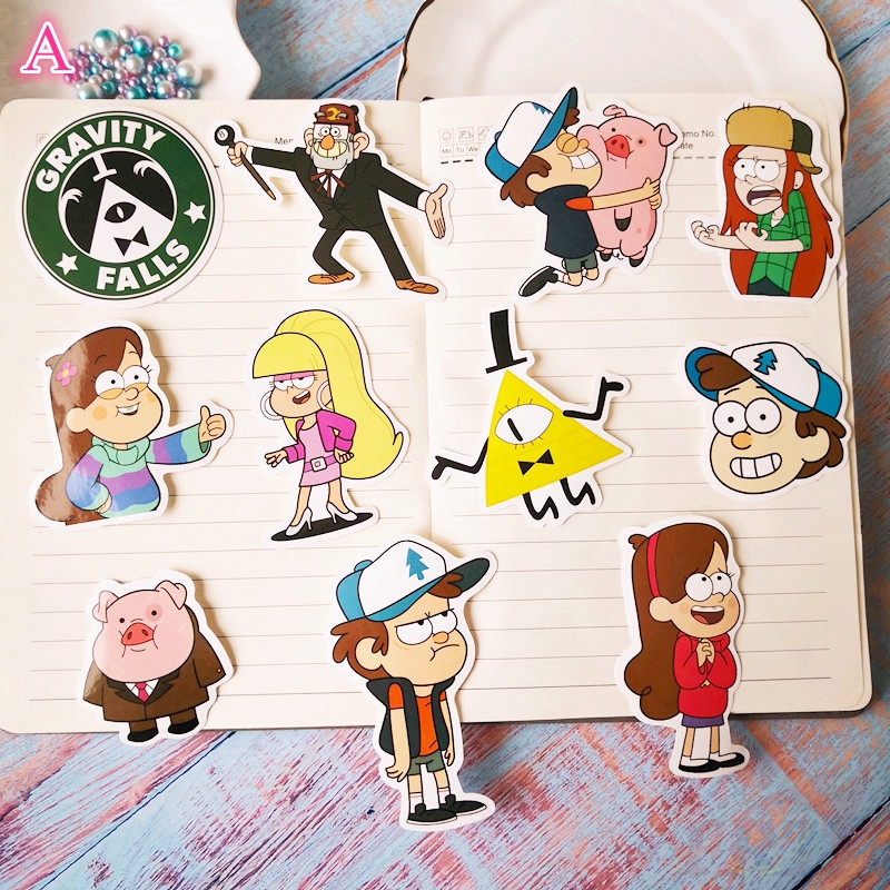 ❉ Miếng dán hoạt hình Gravity Falls ❉ 1 bộ 11;B-25 miếng dán đề can vẽ nguệch ngoạc thời trang DIY (C-39 chiếc)