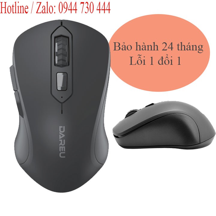 Chuột không dây Dareu LM115G đen