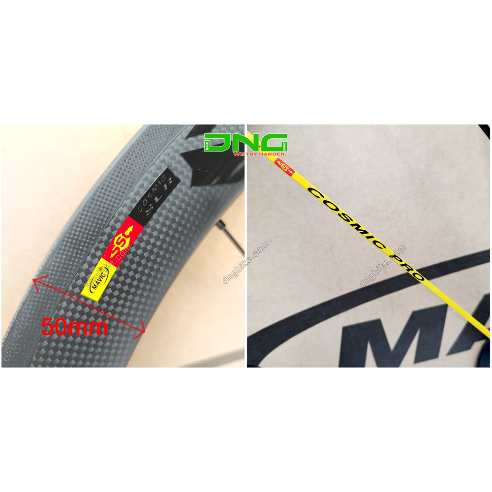 Vành bộ xe đạp đua Carbon MAVIC COSMIC SLR 50mm