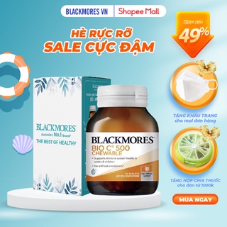 Viên nhai hỗ trợ bổ sung Vitamin C Blackmores Bio C 500 Chewable Hộp 125 viên