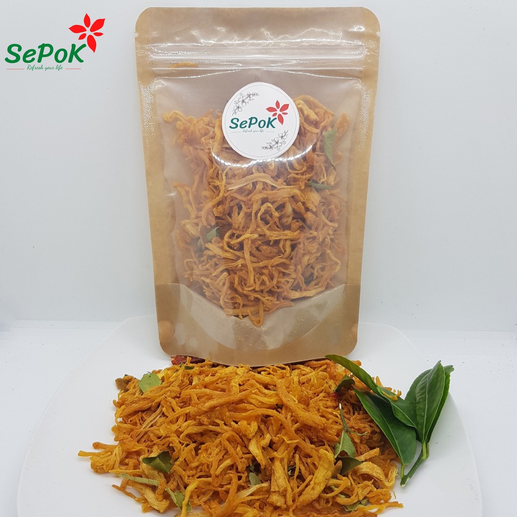 Khô Gà Lá Chanh Sấy Khô 100g Loại 1 - SePok - Thơm Ngon, Đậm Vị. | BigBuy360 - bigbuy360.vn
