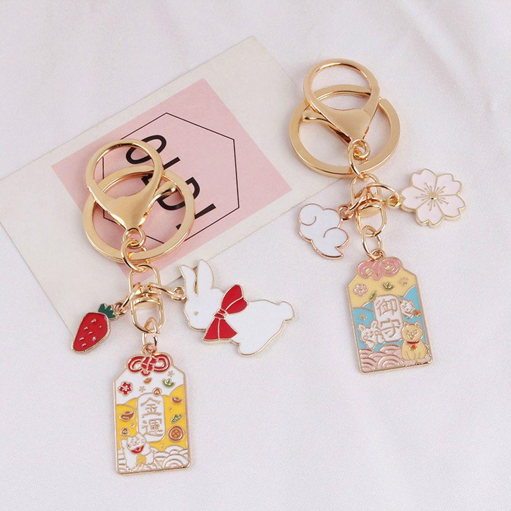 DARNELL Móc Khóa Hợp Kim Họa Tiết Hoạt Hình Đáng Yêu