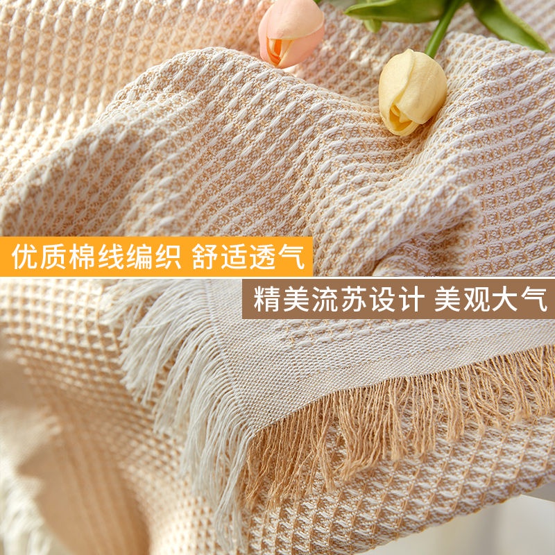 Khăn Trải Bàn Tròn Vải Cotton Lanh Cao Cấp Kiểu Pháp Sang Trọng