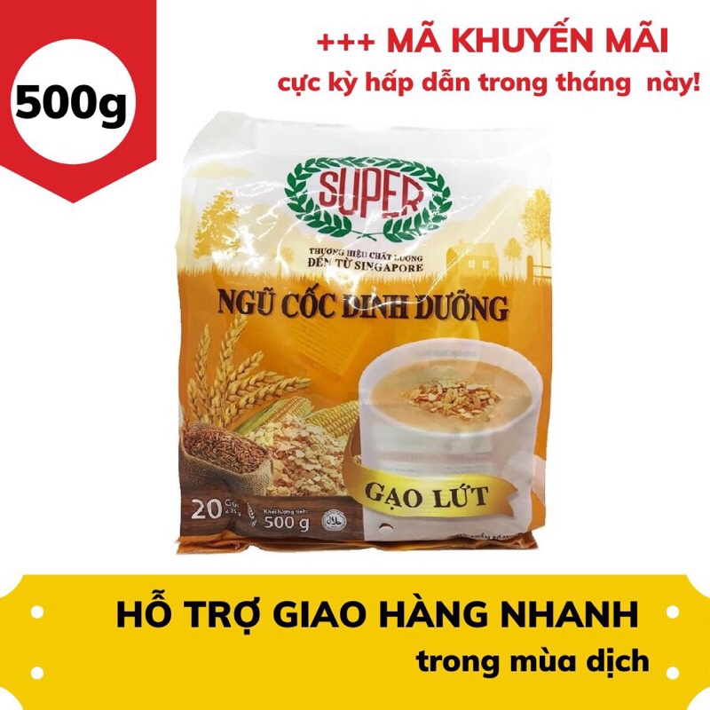 (4 Loại) NGŨ CỐC DINH DƯỠNG SUPER SINGAPORE