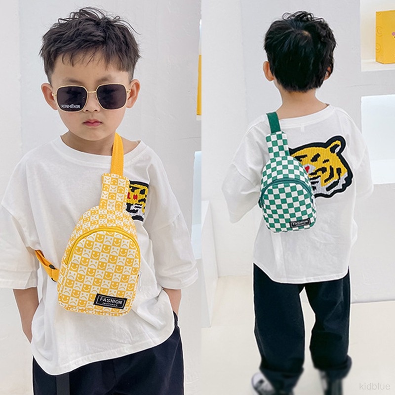 Túi Đeo Chéo Trước Ngực Nhỏ Gọn Thời Trang Hàn Quốc Cho Bé Trai Và Gái