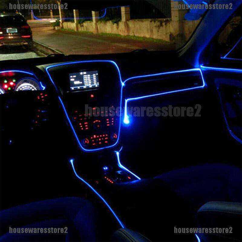 Dây Đèn Led 6x 8m Màu Dạ Quang Kèm Điều Khiển Từ Xa Chuyên Dụng Cho Xe Hơi