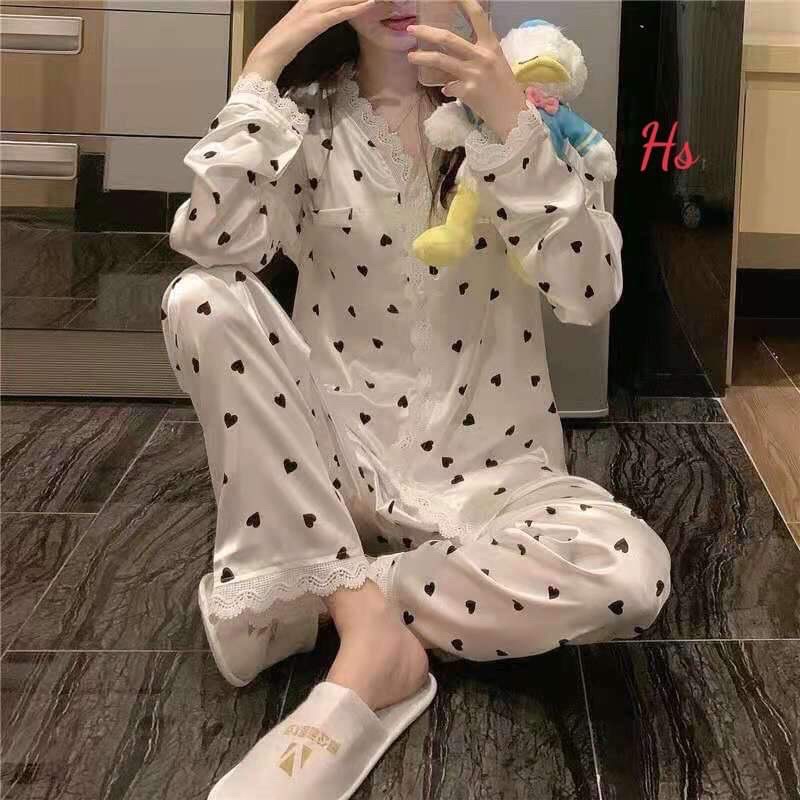 Bộ trái tim viền ren HS6
