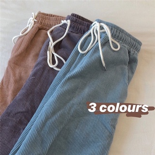 Quần jogger nhung tăm mịn