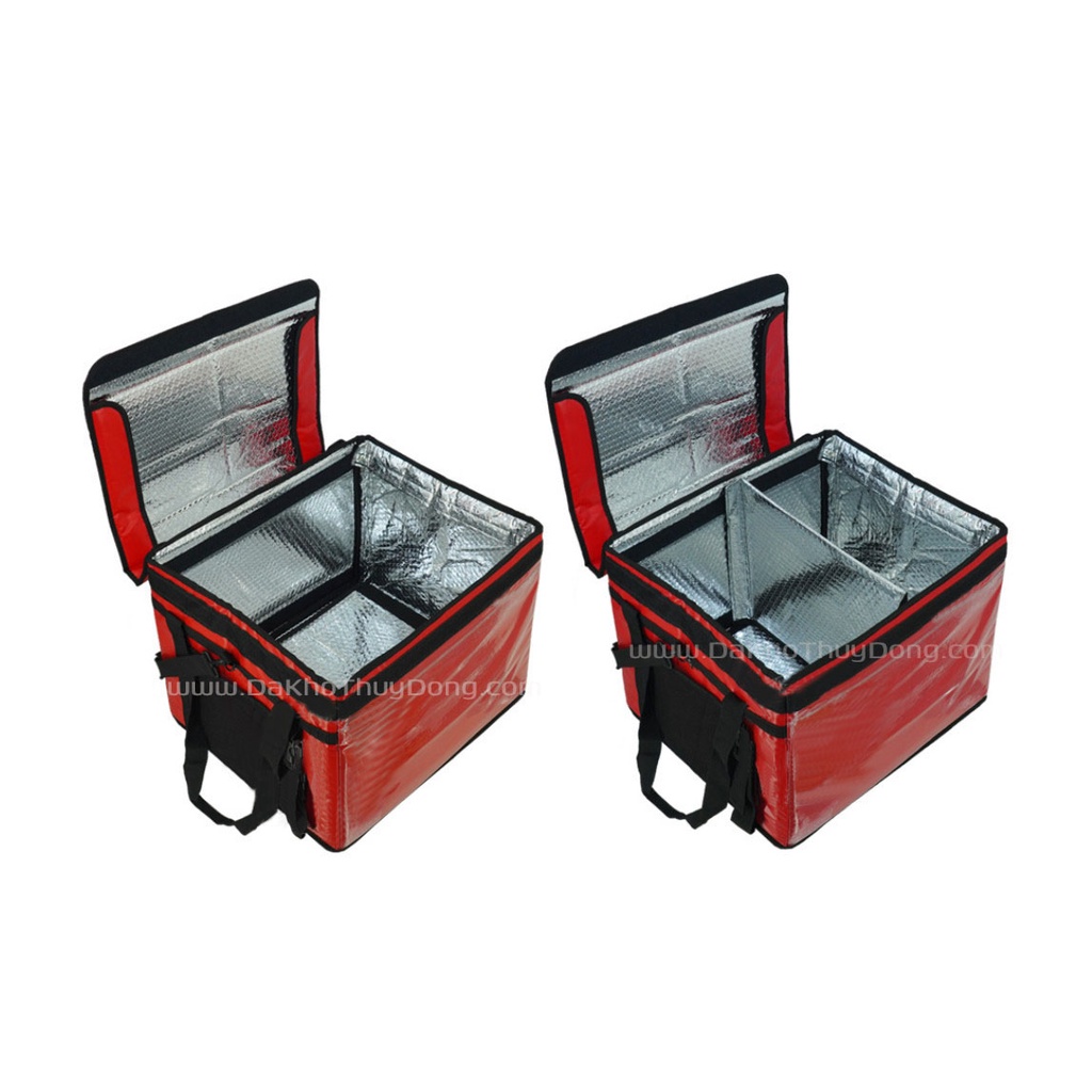TÚI GIỮ NHIỆT GIAO HÀNG 65L chống nước cho shipper giao đồ ăn thực phẩm