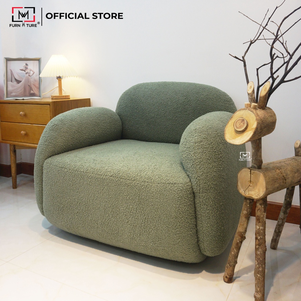 Sofa mini BUNNY thư giản hàn quốc cao cấp độc quyền thương hiệu MW FURNITURE