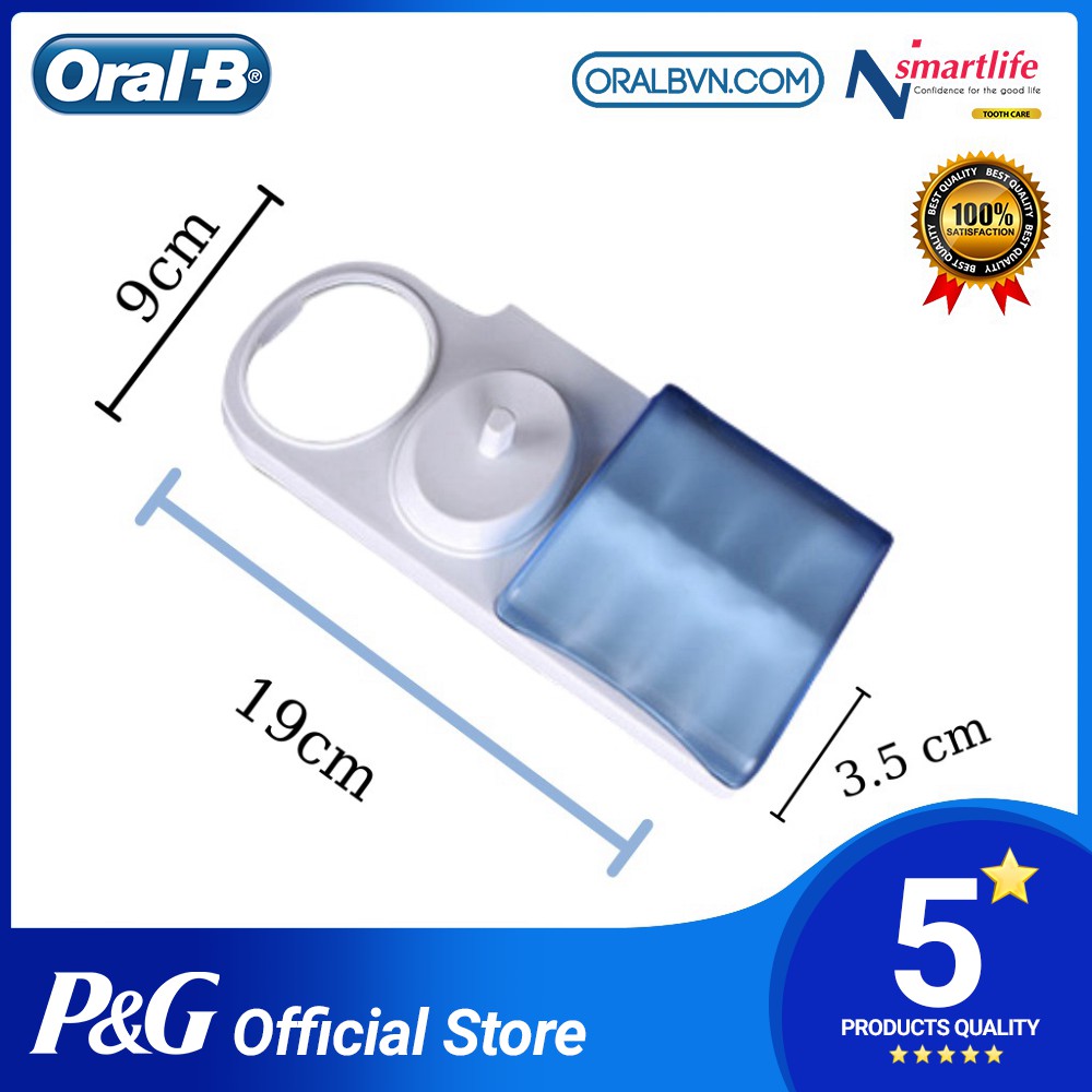 [AUTH] Đế cắm bàn chải và đựng đầu bàn chải Oral B giúp đầu bàn chải lun khô ráo, không ẩm mốc, tránh vi khuẩn