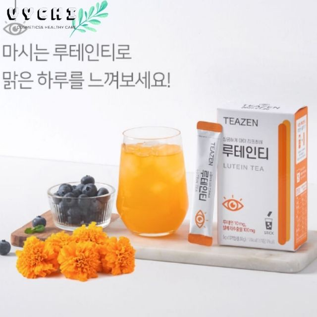 Trà Lutein Teazen Hàn Quốc Vị Xoài Nhiệt Đới Nhập Khẩu Hàn Quốc( date 2023)