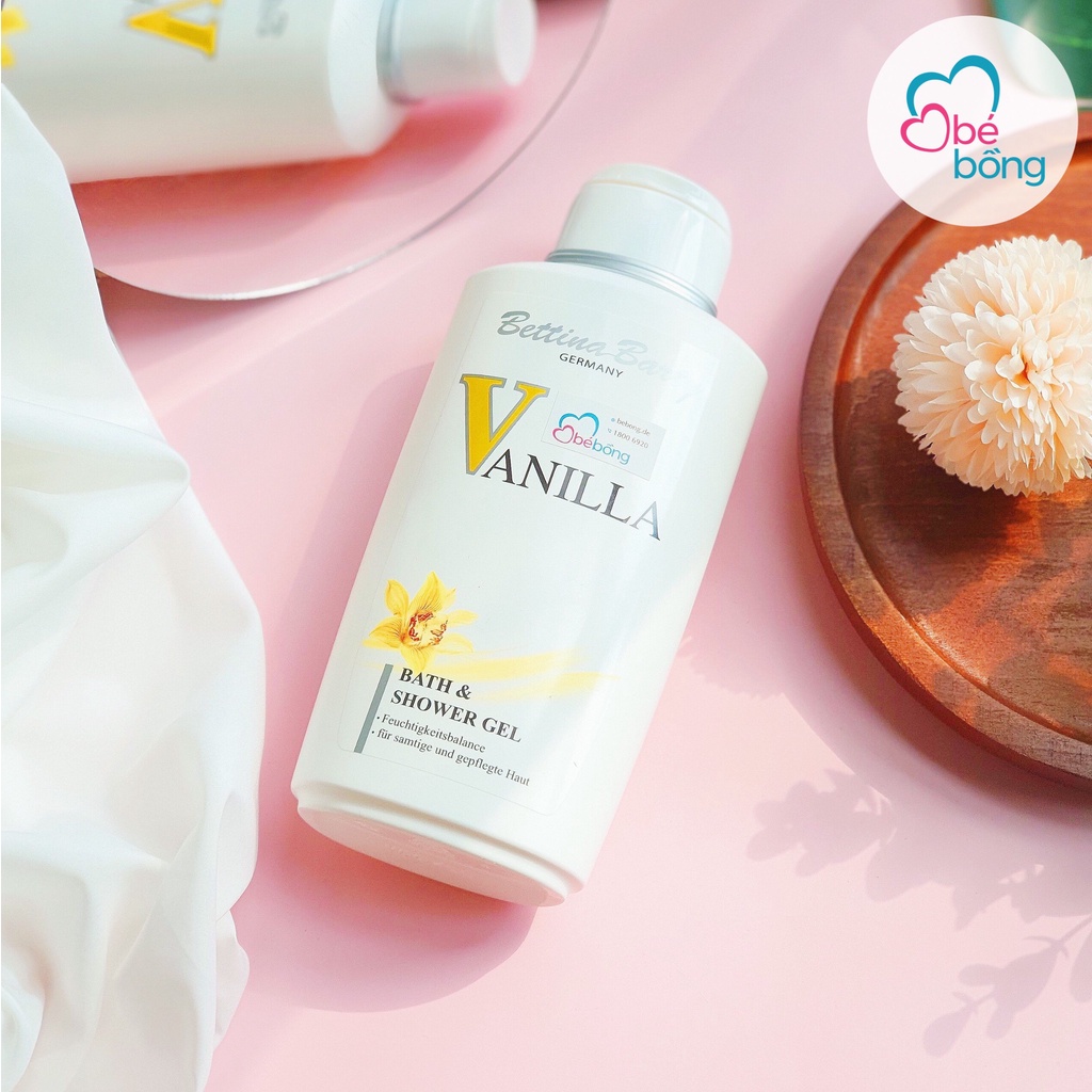 Sữa tắm Vanilla Bettina Barty Đức 500ml