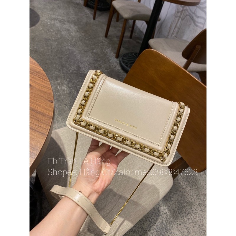 Túi chữ CCKKKKK viền xích size 18cm sỉ & lẻ | BigBuy360 - bigbuy360.vn