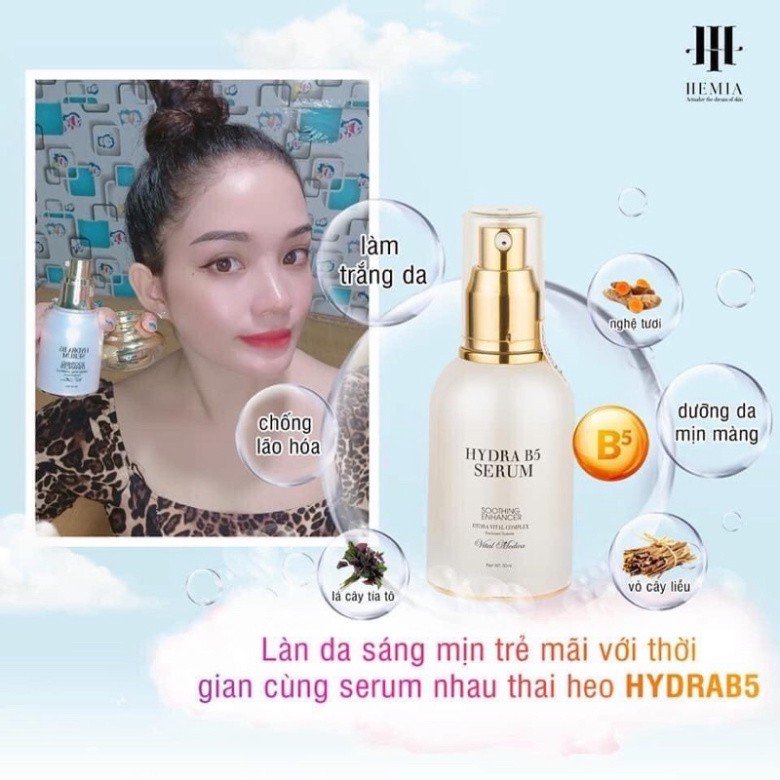 SERUM HYDRAB5 HEMIA- NHAU THAI HEO ĐỈNH CAO DƯỠNG ẨM- PHỦ SƯƠNG CĂNG BÓNG | BigBuy360 - bigbuy360.vn