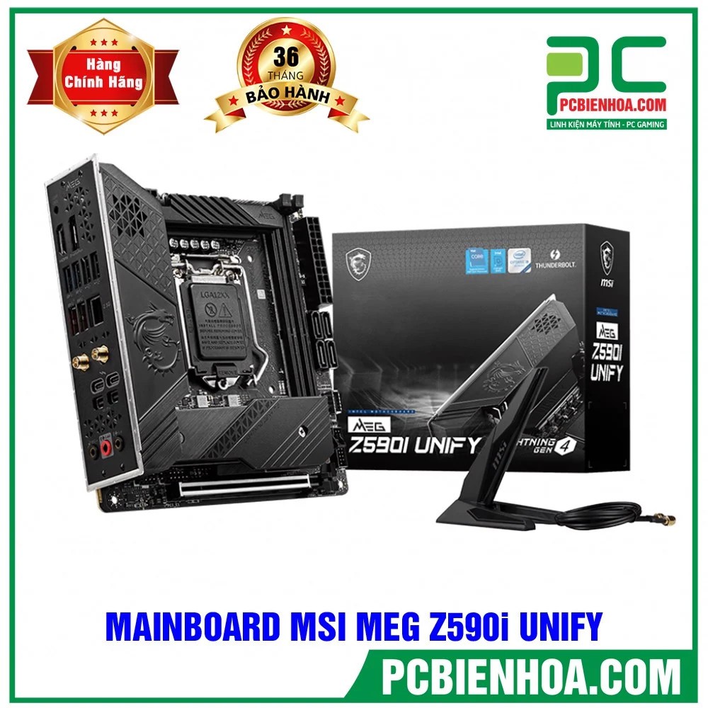 [Mã 11ELSALE hoàn 7% xu đơn 300K] MAINBOARD MSI MEG Z590I UNIFY (WIFI) ( LGA1200 / MINI-ITX / 2XDDR4 )