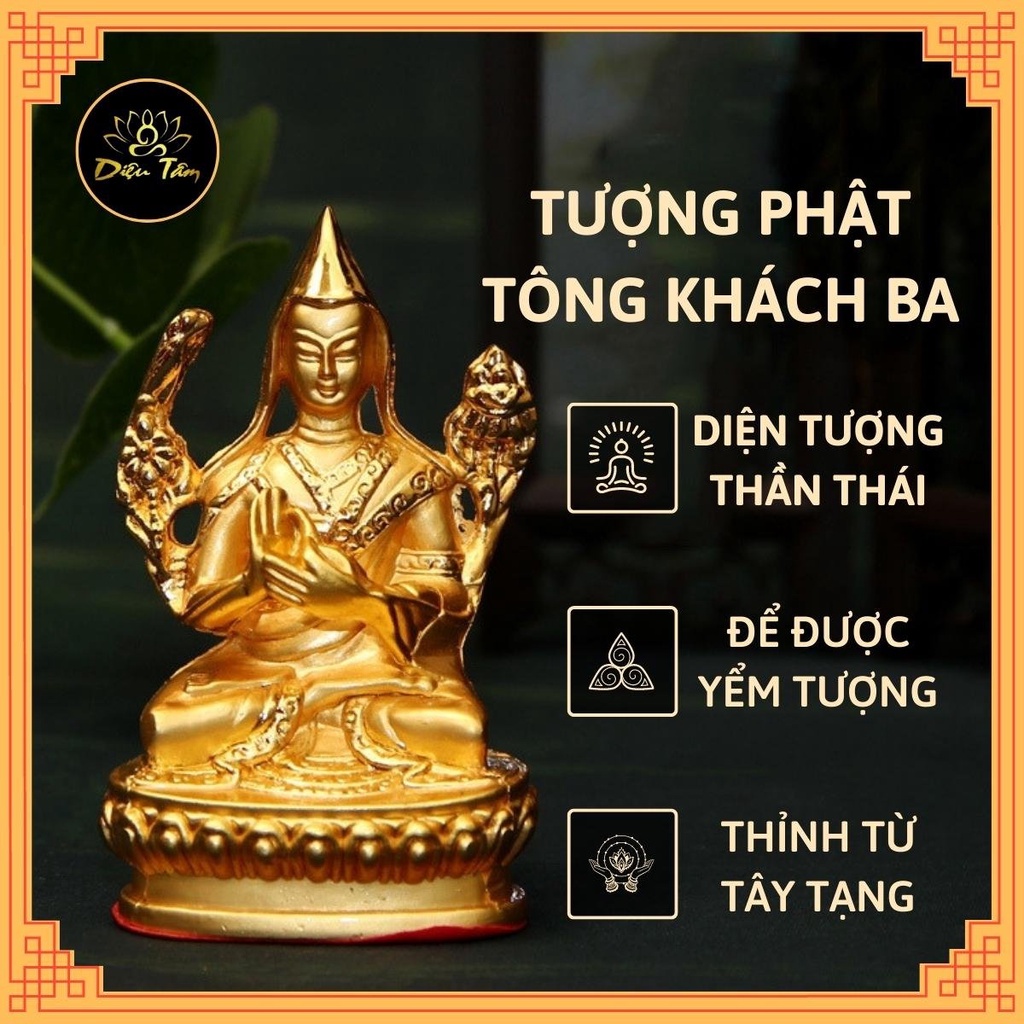 Tượng đại sư Tông Khách Ba - Tsongkhappa Diệu Tâm