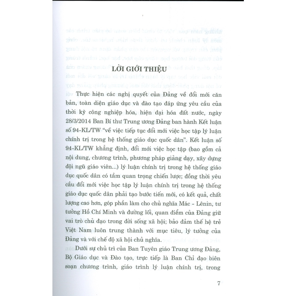 Sách - Giáo Trình Tư Tưởng Hồ Chí Minh