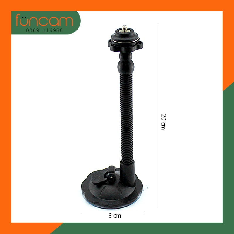 Đế hít kính cho Gopro, Osmo Action, Eken...