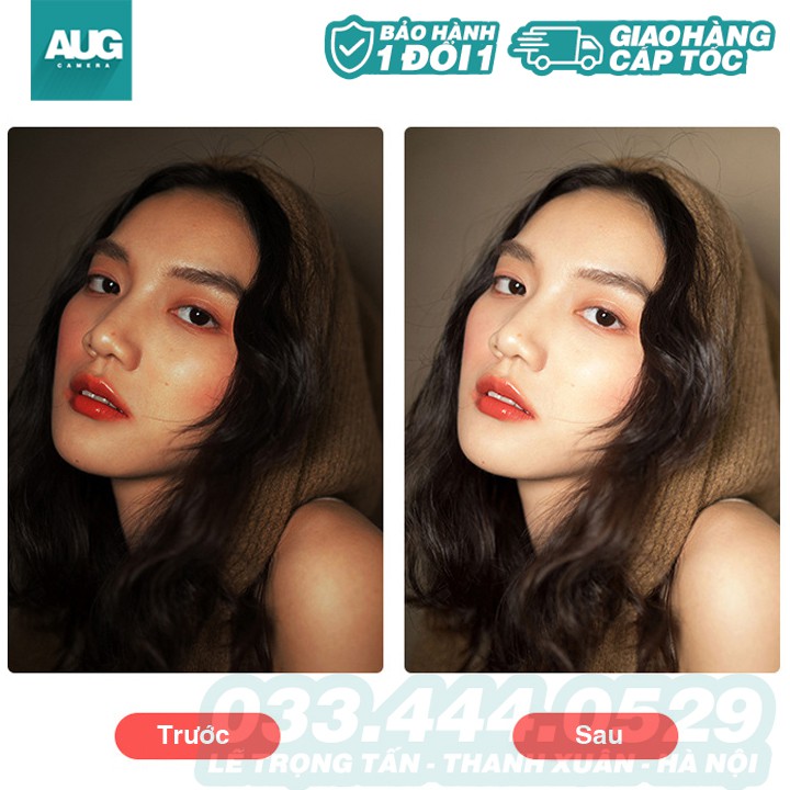 Bộ Đèn Livestream 26,36,45cm - Full Combo Tặng Chân Đèn - AUG Camera Hà Nội