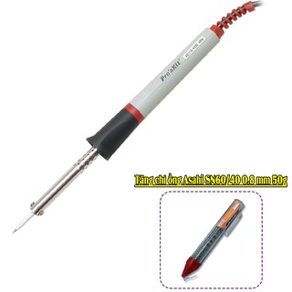 Mỏ hàn Pro'skit 8PK-S120NB-40W tặng chì hàn Asahi