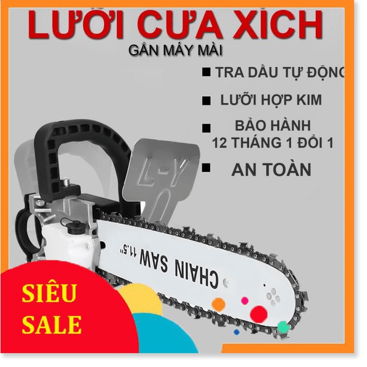 Lưỡi Cưa Xích Gắn Máy Mài Cầm Tay