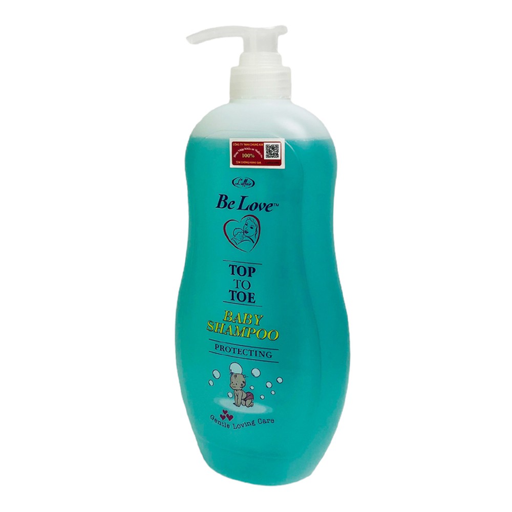 Sữa tắm gội toàn thân cho bé Be Love Protecting L'AFFAIR Malaysia 850ml - chai màu xanh - Baby shampoo