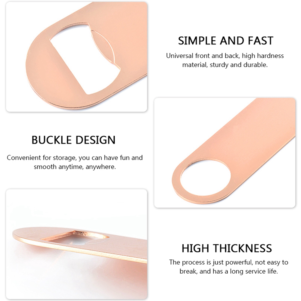 Dụng Cụ Mở Nắp Chai Màu Vàng Hồng