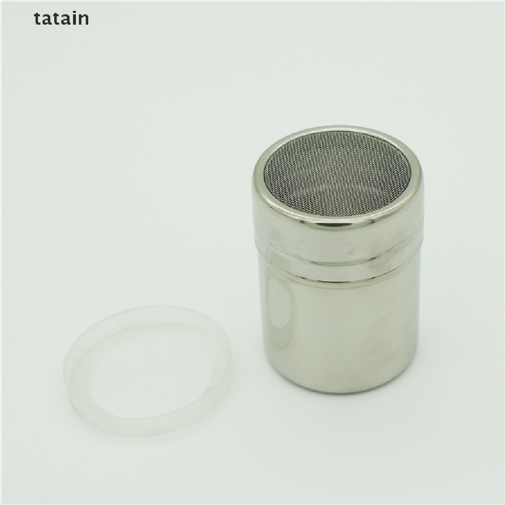 [TAT] Stainless Steel Chocolate Shaker Icing Sugar Powder Cocoa Flour Coffee Sifter CVX