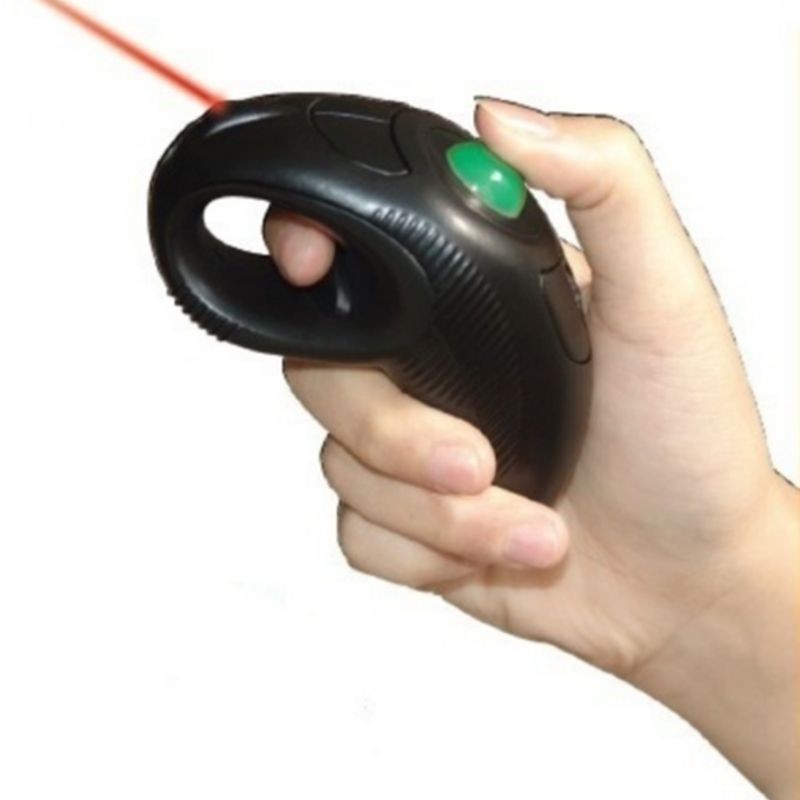 Star✨2.4G Wireless Trackball Mouse Mini Handheld Thumb-Cont