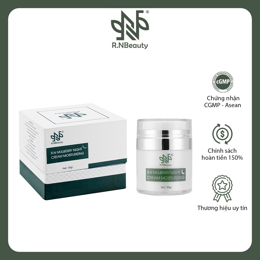 Kem dưỡng da ban đêm R.N MULBERRY NIGHT CREAM - Kem dưỡng ẩm da mặt chiết suất tự nhiên