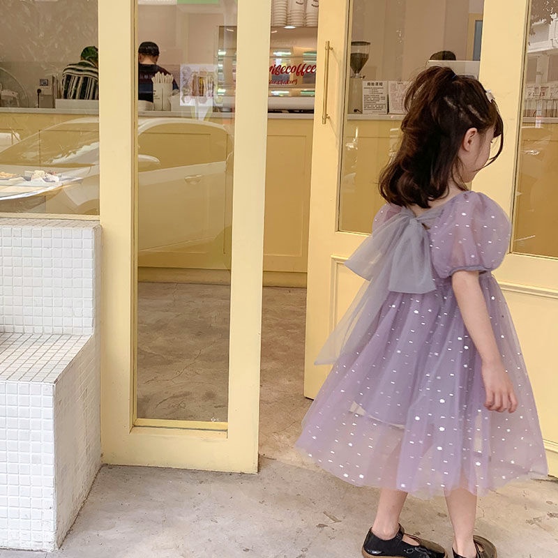 Đầm Công ChúA ThắT Nơ Xinh XắN Cho Bé GáI