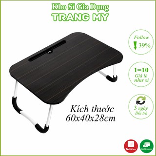 Bàn Gấp Học Tập,Làm Việc Đa Năng Thông Minh Có Khe Cắm Điện Thoại, Ipad Tiện Lợi