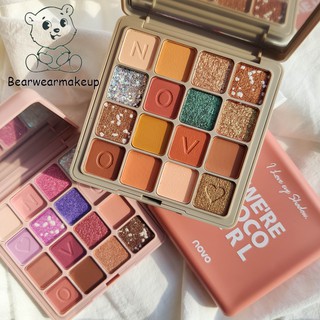 Bảng Phấn Mắt Nhũ Lì 16 Ô I Love Eye Shadow Của Novo We Are Coco Girl