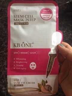 🐌🐌 Mặt Nạ Dưỡng Chất Ốc Sên Stem Cell Mask 2Step