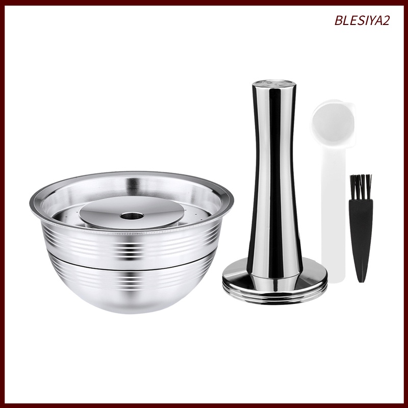 [BLESIYA2]Coffee Capsule Pod Cup w/ Lid for Vertuolline ENV135S 240ML