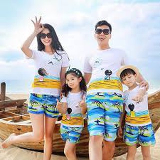 Xanhlam-Đồ đôi Quần áo nam nữ đi biển 7