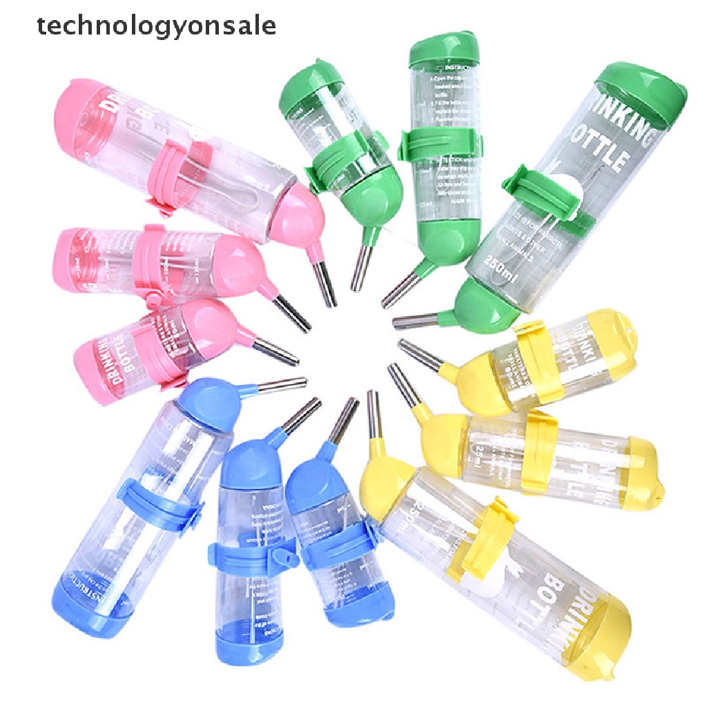 1 Bình Đựng Nước Uống Bằng Nhựa Treo Lồng Nuôi Chuột Hamster / Thỏ