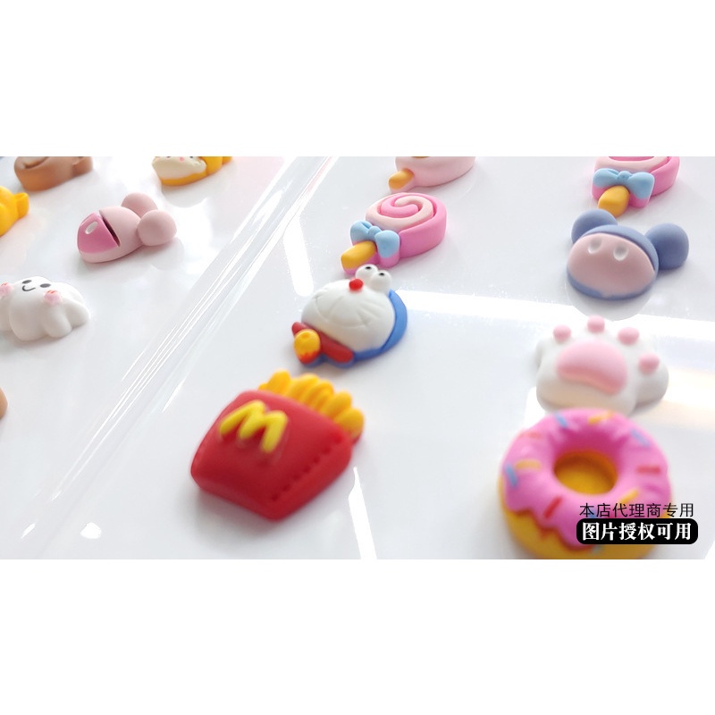 Bộ 4 Miếng Dán Trang Trí Bình Nước/Điện Thoại Họa Tiết Hoạt Hình 3d Dễ Thương Diy