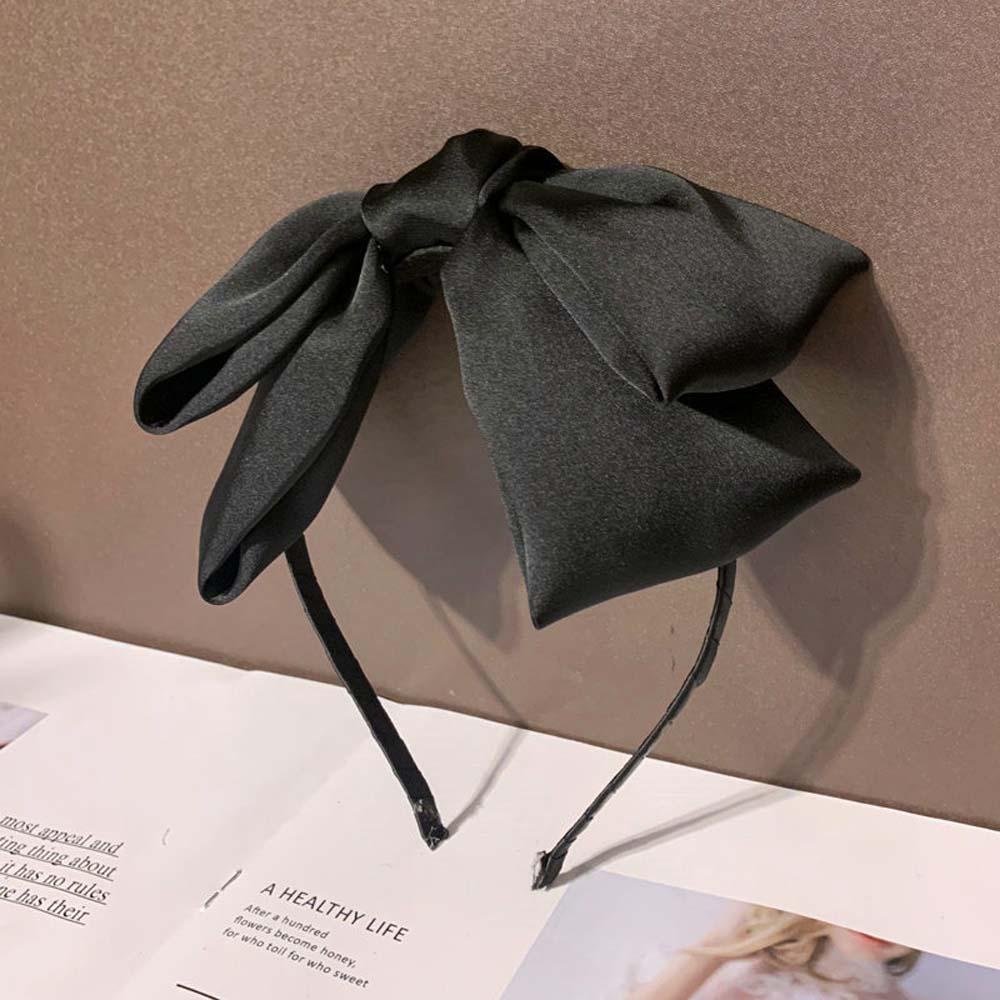 2 Băng Đô Cài Tóc Đính Nơ Cỡ Lớn Thời Trang Cho Nữ